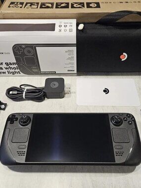 Valve Steam Deck OLED 7.4" 1TB, Anti-Reflective, Case, Charger, & Original Box